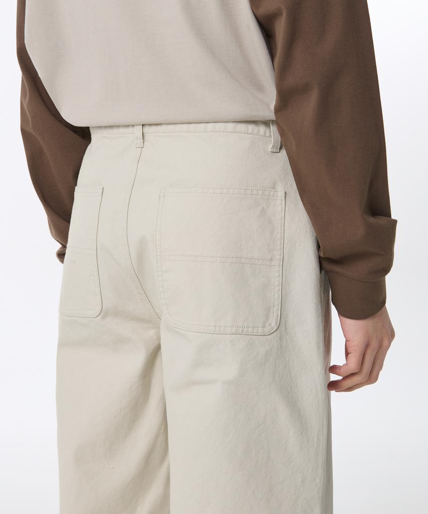 MUSINSA STANDARD Canvas Regular Fit Work Pants [Cream]