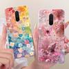 Para Xiaomi Pocophone F1 Funda Lujo Lazo Flores Pintadas Cubierta 6.18'' Suave TPU Funda para Teléfono Para Xiaomi Poco F1 PocoF1 Fundas Bumper