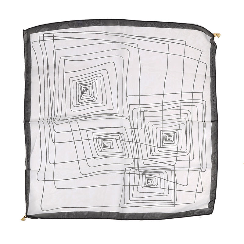 Warm Square Scarf Magnetic Buckle Triangular Silk Scarf Cotton Scarf Women's Spring Autumn and Winter Fashion Scarf