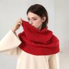 Women Ladies Knitting Scarf Winter Warm Necklace Scarf for Women Clothing Accessories Imitation Cashmere Female Scarves