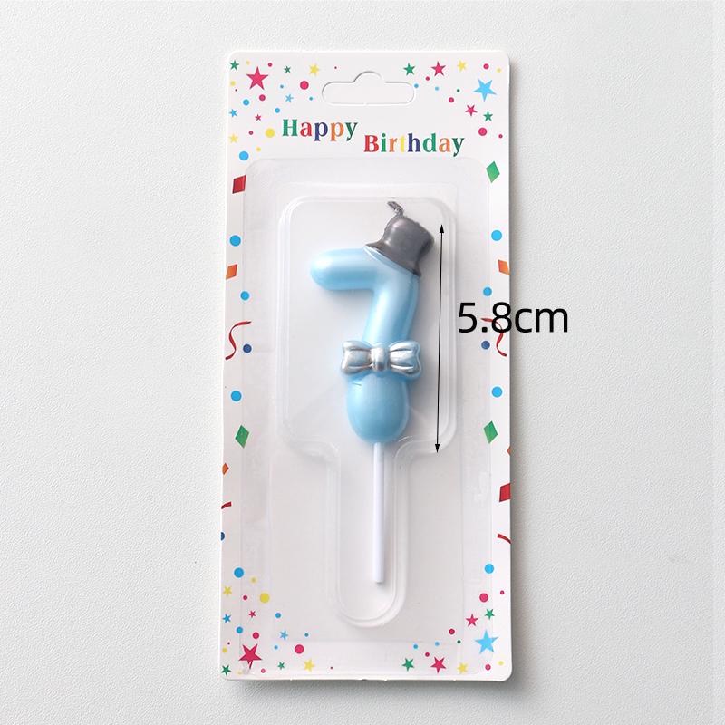 1st Birthday Bow Candle - Little Fairy Cake Decoration