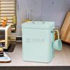 Rice Storage Jar Cereal Dispenser Grain Green