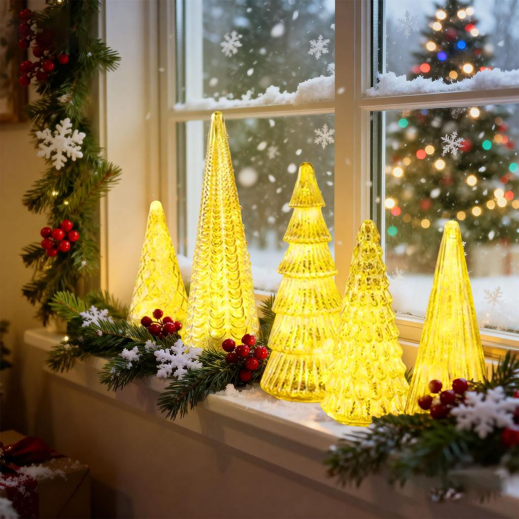 Christmas Tree Ornaments Personalized Home Decor Christmas Tree Statue Decoration Christmas Decorative Statuary Holiday Gifts