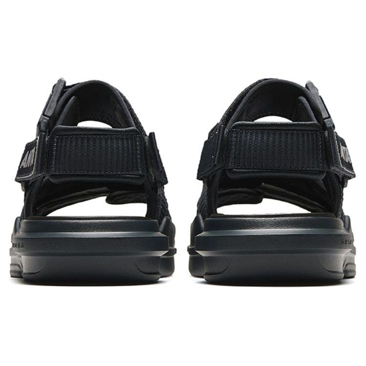 Anta Comfortable Versatile Beach Sandals Men Sandals Black 112438502-3