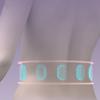 Rechargeable Heating Massage Belt With Quiet Operation Multiple Mode For Office Travel Home Use Comfortable Design