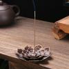 High Quality Alloy Incense Holder Lotus Shape Decorative Lotus Censer Multi-Hole Incense Burner Temples Home Office