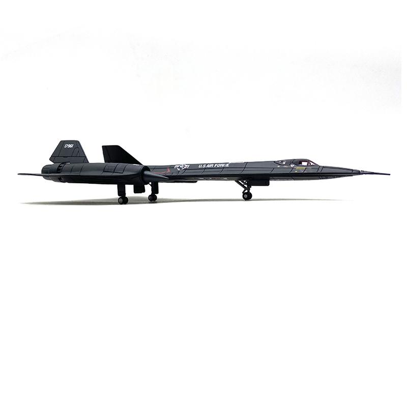 1/144 Scale US Air Force SR-71 Blackbird Reconnaissance Aircraft Alloy Model Diecast Airplane Model