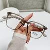Oversized Leopard Myopia Glasses for Women Men Comfortable Anti-blue Light Computer Glasses Prescription Eyewear 0 To -4.0
