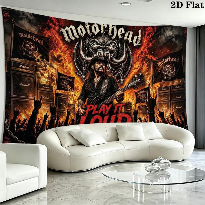 Tapestry Motorhead Estetyczna Dekoracja Ścienna Drukowany Materiał Koc Dekoracyjne Tapiserie do Sypialni Salonu Wystrój Domu