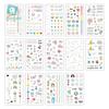 Electric Sound Festival Waterproof Blue Luminous Rainbow Tattoo Stickers