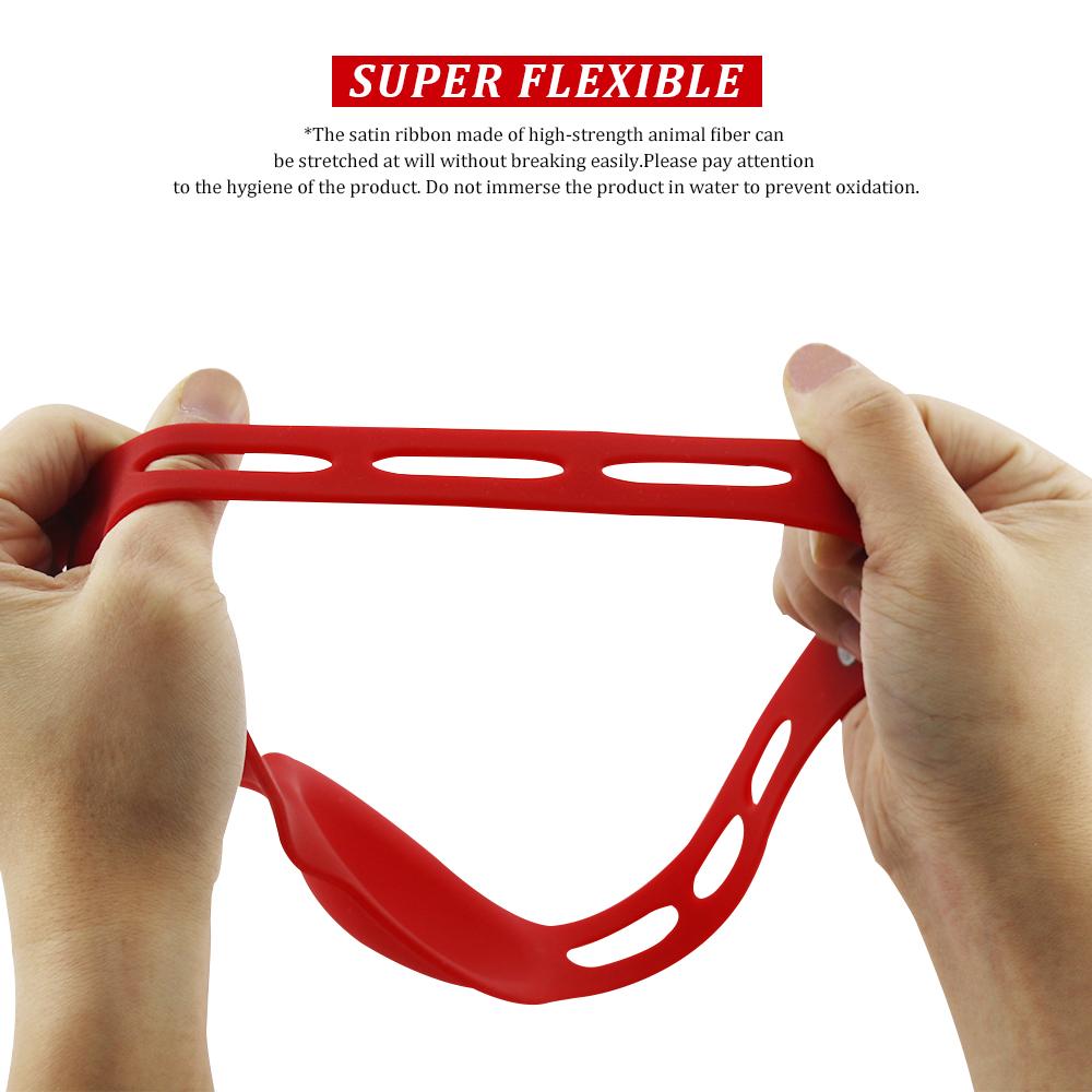 Silikon-Augenbinde, weiche Augenklappe, Maskerade, Rollenspiele, erotische Augenmaske, Flirt-Sklavenfesseln, Sexspielzeug für Paare, BDSM