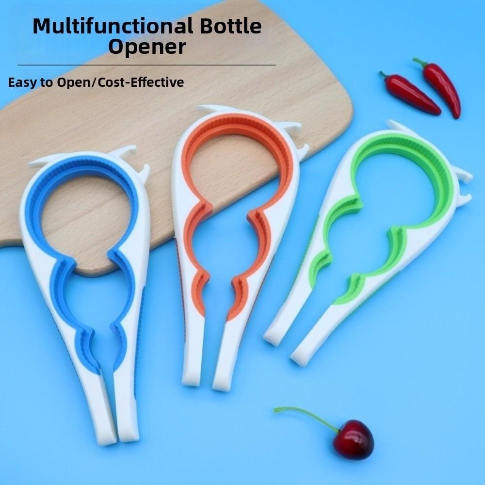 Labor-saving Jar Opener 4 in 1 Bottle Cap Twister Durable Can Lid Remover  Everyday Use