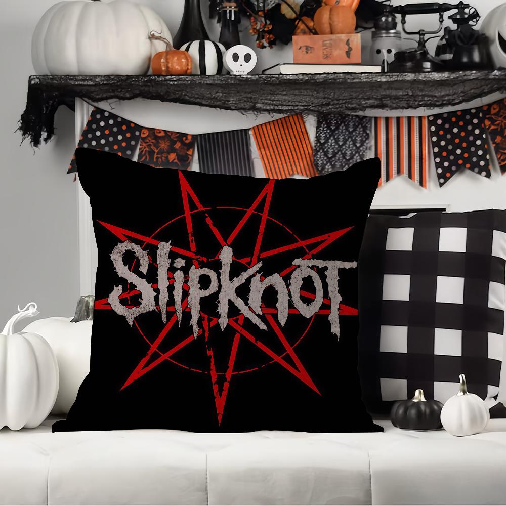 Rocková Kapela S-Slipknot Povlak Na Polštář Kancelářské Polštáře Vhodné Na Pohovku Auto Ložnici Dekorativní Povlak Na Polštář