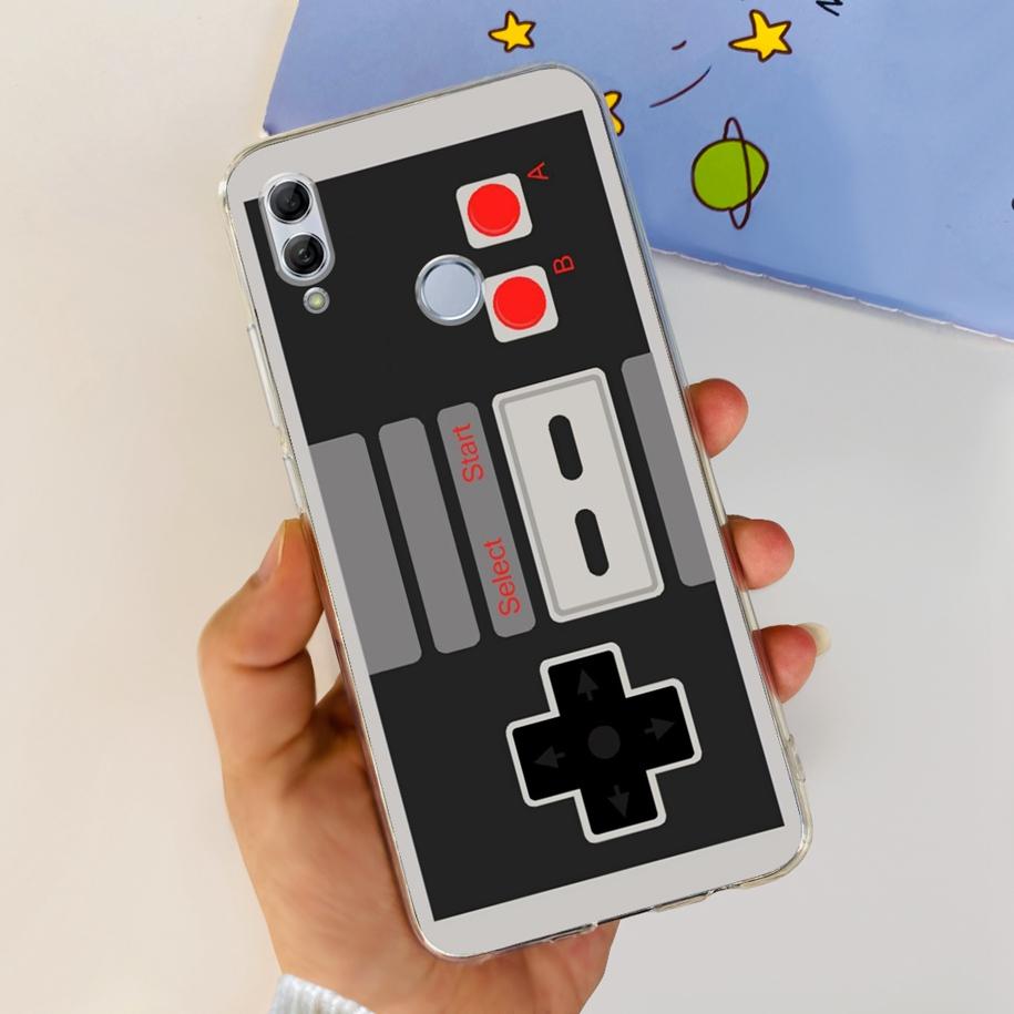 For Honor 10 Lite Case Honor 10i Shockproof Cover HRY-LX1T HRY-LX2 Stylish Flower Soft Silicone Clear TPU Funda For Honor10 Capa