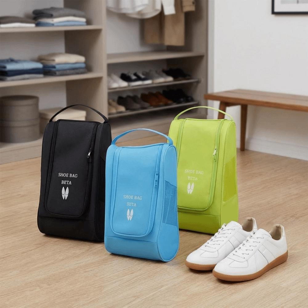 Hand-Held Travel Shoe Bag Breathable Football Boot Bag Durable Golf Shoe Bag Outdoor