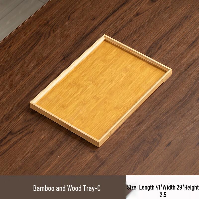 Прямоугольный деревянный поднос RuHan