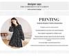 Plus Size Women's Floral Chiffon Dress: Salt-Sweet Autumn Style with Long Sleeves