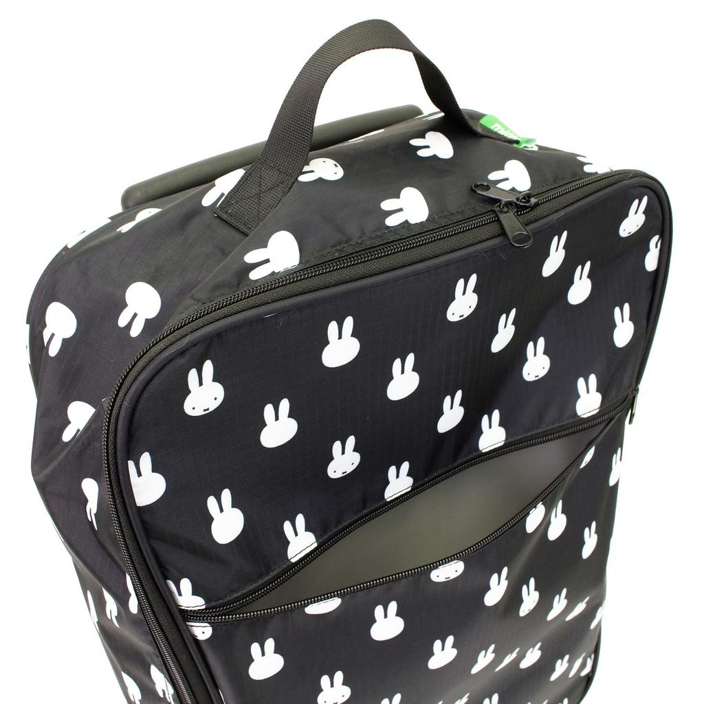 Hapitas Miffy Folding Carry Bag TRC0410 Many Faces Black B115.
