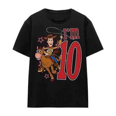 Toy Story Unisex Adult IÂ´m 10 Woody Birthday T-Shirt