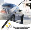 Garden Hose Spray Nozzle Metal Garden Hose Water Nozzle Sprayer Handheld Replacement Parts With 3 Patterns Cleaning Tools