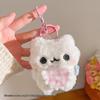 Süße Kätzchen-Puppe Anhänger - Weicher Taschenanhänger Schlüsselanhänger mit Herz für Mädchen, Ideales kleines Geschenk