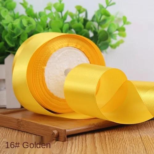 25Yards/Roll 6mm 10mm 15mm 20mm 25mm 40mm 50mm Silk Satin Ribbons for Gift Packing Christmas Party Decoration Fabric Crafts DIY