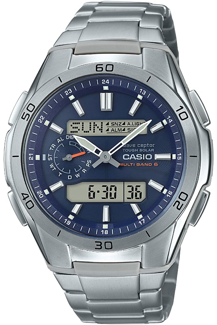 

Мужские радиоуправляемые часы Casio Wave Ceptor Solar WVA-M650TD-2A2JF