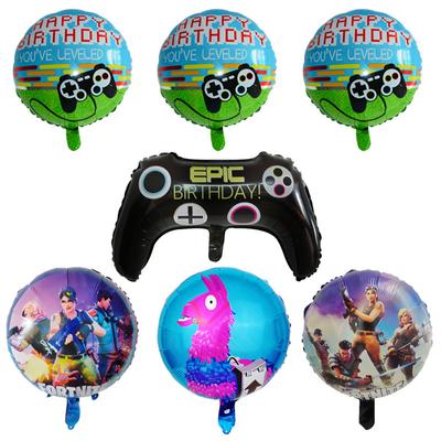 Fortnite Game Handle Pinata Aluminum Film Balloon Fortnite E-Sports Party Decoration Children's Toys