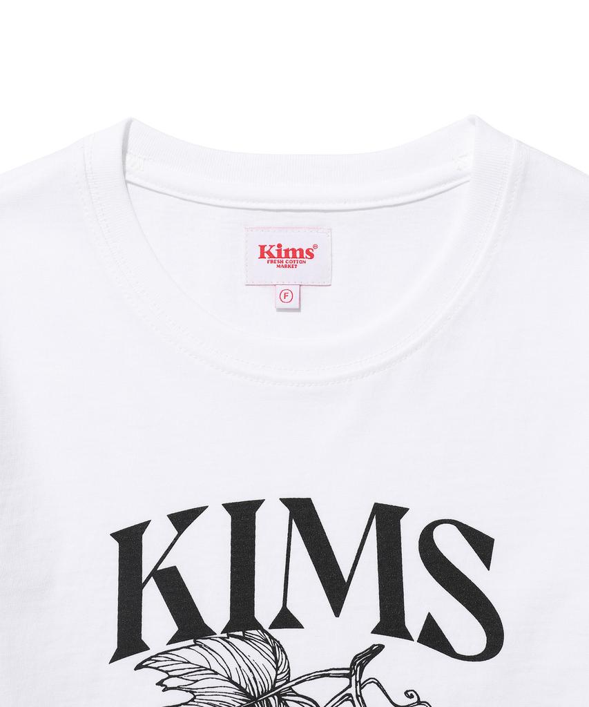 Kimseupeulesikoteunmakes (Unisex) Berry Sketch Tee White