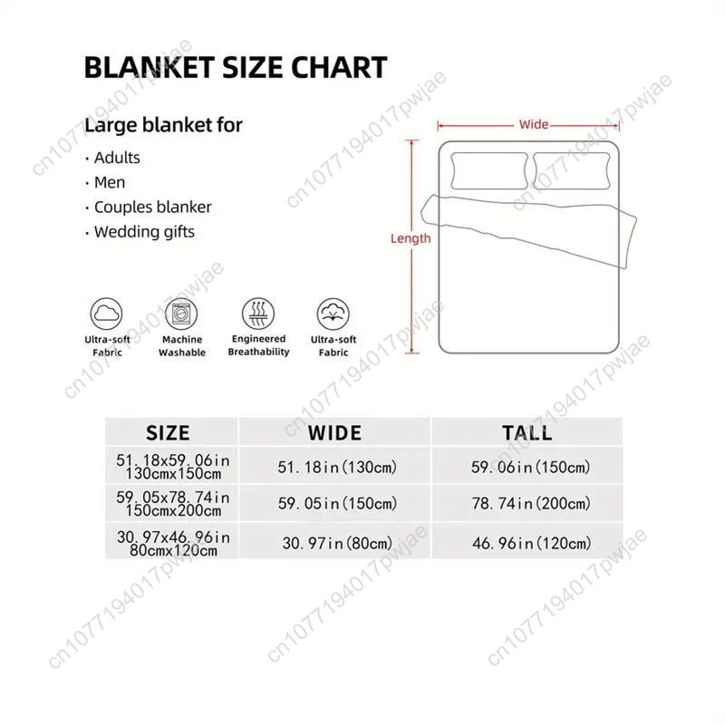 Killer Klowns from Outer Space Themed Flannel Fleece Throw Blanket - Vibrant Digital Print Soft & Cozy for Couch Custom blankets