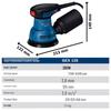 Bosch Professional Random Orbital Sander CN Plug (adapter Included)