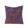 Linen Pillowcase Cartoon Hand-painted Love Cushion Cover 45x45cm Home Sofa Decoration