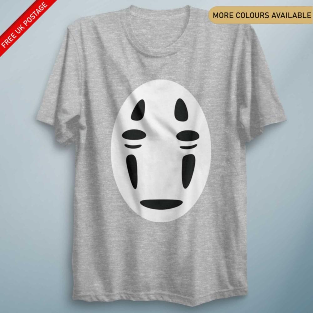 Studio Ghibli Inspired No Face Anime T Shirt Top Funny Cute Gift