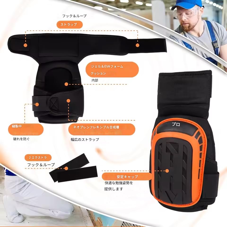 Zmart Work Knee Pads for and Gel with Knee Knee Work Knee Cushioned Knee Work Work Protective Knee Knee Work Protective Safety Knee Work Safety