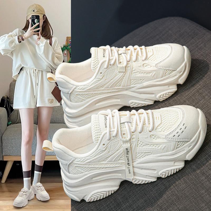 

Обувь для папы, новые женские легкие легкие кроссовки на платформе, увеличивающие рост, весенние и осенние кроссовки для отдыха