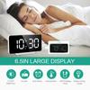 ORIA LED Digital Smart Alarm Clock Watch Table Electronic Desktop Clocks USB Wake Up Clock Snooze USB Wake Up Alarm Home Decor
