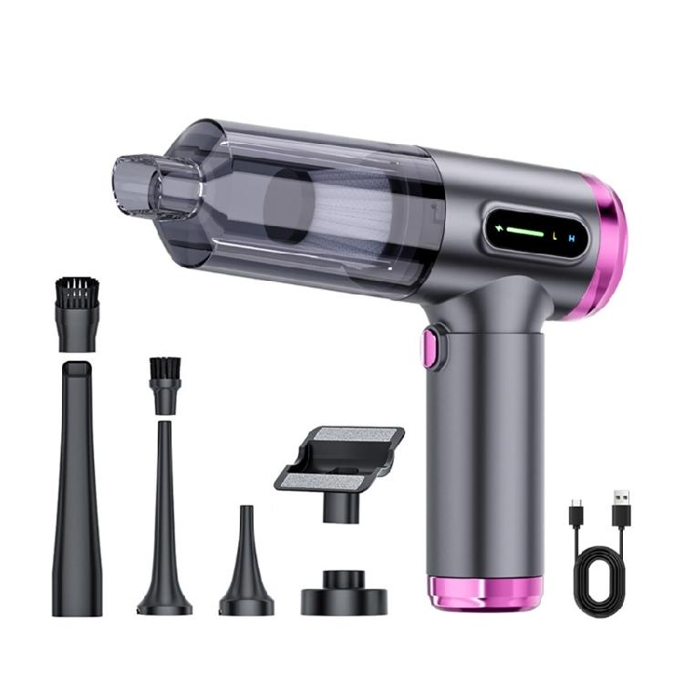 

Cordless Handheld Vacuum Cleaner 17000PA Suction Power, Lightweight, Compact Ideal for Home, Office, Car чёрный/фиолетовый