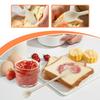 Silicone Double-headed Jam Scraper Kitchen Stirring Stick Spoon Reusable Delicious Spatula for Scraping Cream Jam Baking Tool