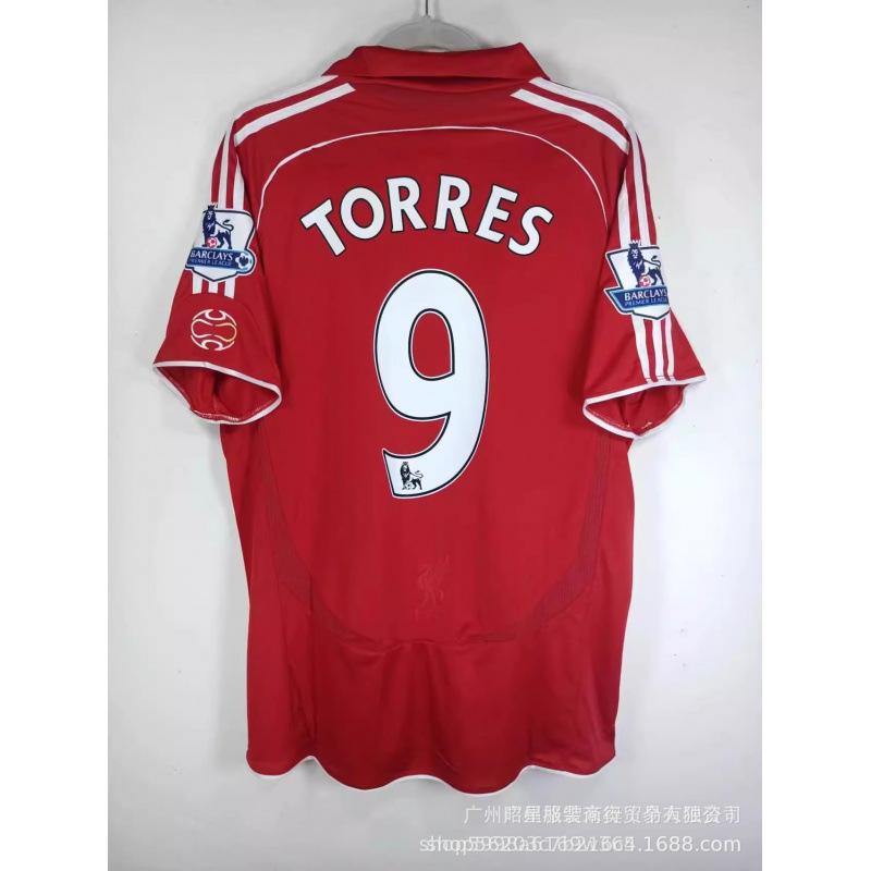 Vintage football jersey 0405 season Atletico Madrid LFC98 France 06 France 0708 Manchester United football jersey with print