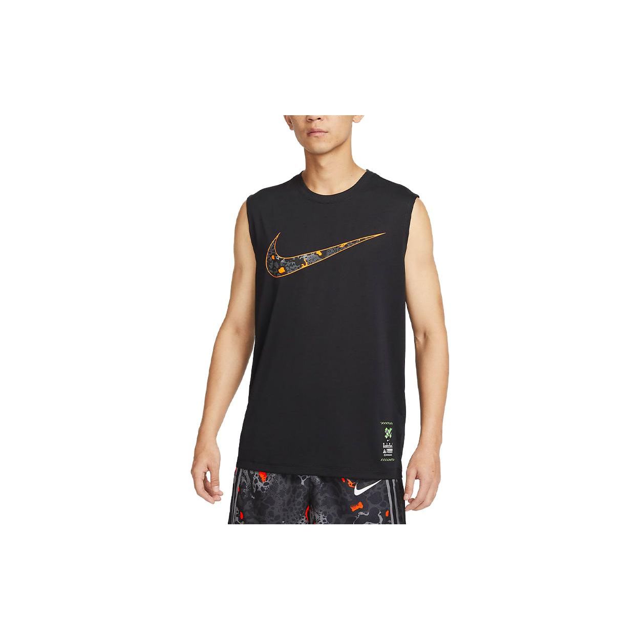 Nike Dri-FIT GCEL Black Multi-Color Men s Sleeveless Training Tank Top FQ0357-010 M