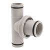 Pool Hose Adapter T Shape Threaded Pump Connector 1.5in To 1.25in Connection Hose Plunger for Pool
