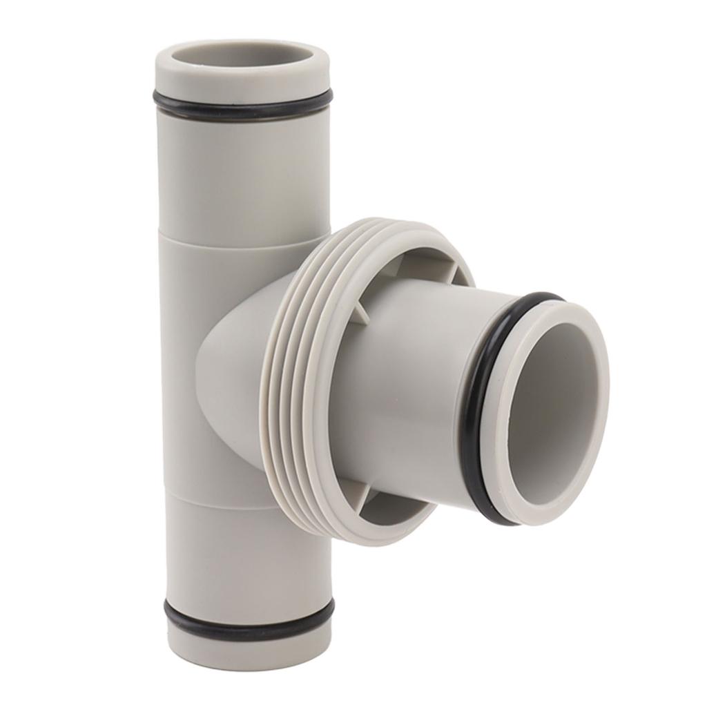 Pool Hose Adapter T Shape Threaded Pump Connector 1.5in To 1.25in Connection Hose Plunger for Pool