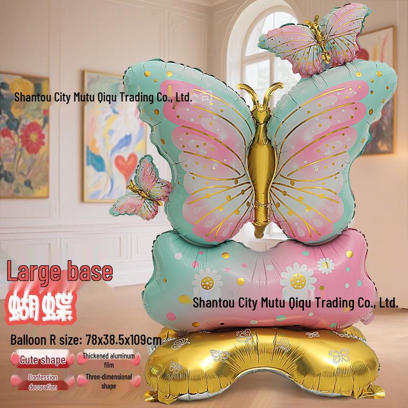 Clown Foil Balloon Display for Kids' Birthday Party Decoration