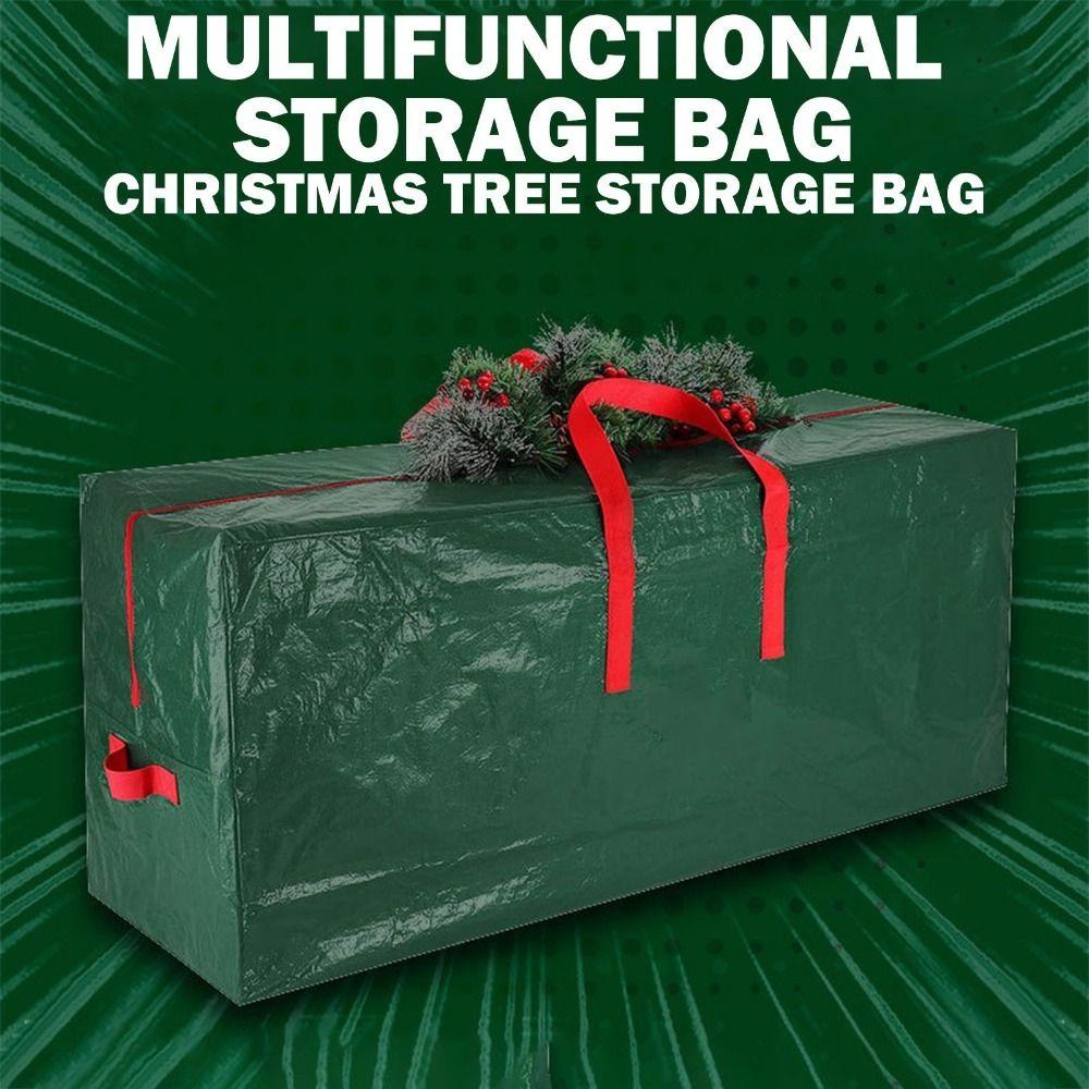 Zippered Christmas Tree Storage Bag Against Dust Christmas Wreath Sacks  Storing