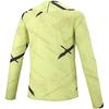 Mizuno Dry Aeroflow Training Wear, Long Sleeve T-Shirt, Synergy Design, Player-Linked Print, Highly Breathable, Sports, 32MA2031, Neolime, XL