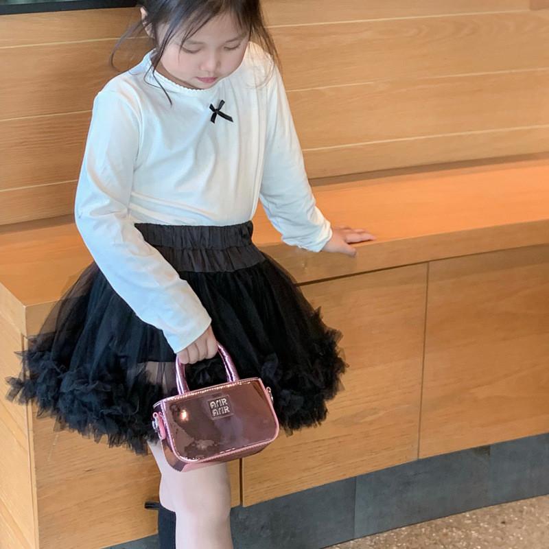 Stylish Minimalist Mini Handbag Kids Teens Laser Shiny Finish Patterns Unique