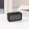LCD Display Digital Alarm Clock Indoor Temperature Display 1 Alarm Setting 12/24Hour Format Snoozes Function Nightlight