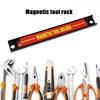 Magnetic Tool Holder Storage Organizer Garage Wall Mount Rack Strip Easy To Install Magnetic Tool Holder Strip Best Gift for Men