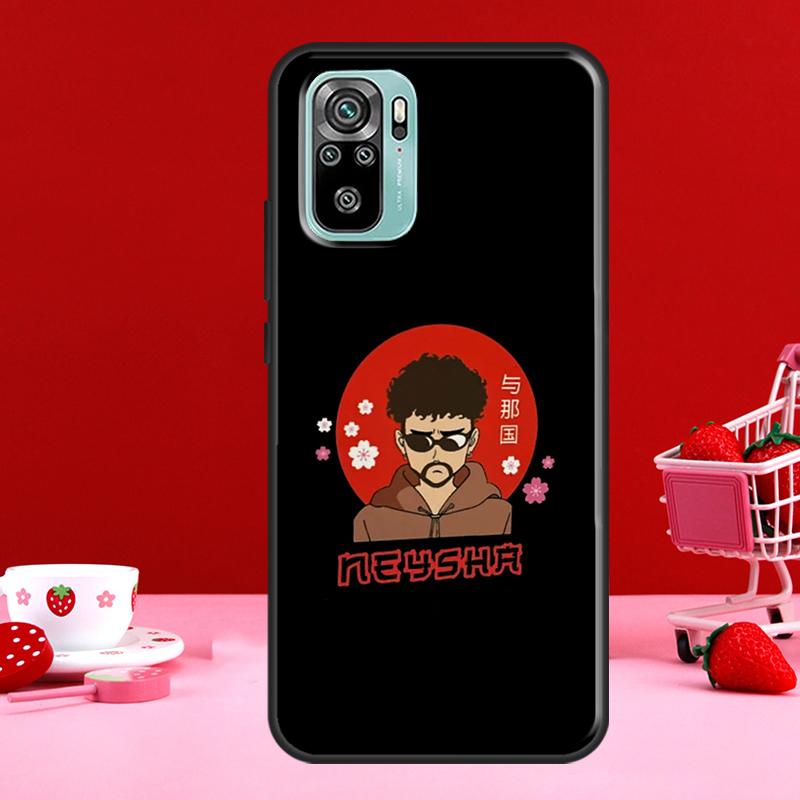 Pouzdro bad bunny pro Xiaomi Redmi Note 11 Pro Note 10 9 8 Pro 11S 9S 10S Kryt pro Redmi 10 9 9A 9C 9T