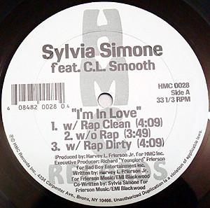 

12-дюймовая пластинка СИЛЬВИЯ СИМОН, C.L.. SMOOTH - Я влюблен HMC0028 HMC Records 1997 США Рэп и хип-хоп/R&B Б/у